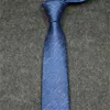 SS Fashion Classic Ties Designer Cravate en soie noir bleu Jacquard tissé à la main pour hommes mariage décontracté et affaires cravate mode cravates boîte