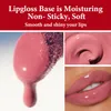 DIY Lip Gloss Cosmetics 공급 업체를위한 Clear Lip Gloss Base는 로고 사용자 정의 개인 레이블을 허용합니다.