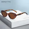 Sunglasses ZENOTTIC Retro Cat Eye Sunglasses for Women Luxury Design Glasses Outdoor Anti glare UV400 Sun Visors Ultra Light Sunglasses J240226