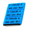 Bands Aolamegs Magazine Marking Band för 5.56x45 .223 REM 7.62x35 300 AAC BLK Magazine Marking Rubber Band Muticolors 6 Pack