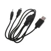 Cables 10 Pcs 2 In 1 USB Charge Cable Gaming Accessories Data Sync Cord Wire Line for Sony PSP 2000 3000 Game Console