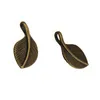 Charms 30pcs DIY Handmade Metal Materials Costume Antique Bronze Plate Leaf 28mm Accessory Parts Jewelry For Crafts Wholesale