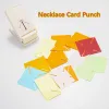 Colares colar cartão perfurador durável jóias display titular do cartão perfurador para pulseira estoque