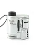 Mini 60x led uv luz bolso microscópio jóias lupa portátil portátil lupa moeda detector9659576