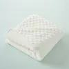 Decken Weiche Minky Baby-Empfangsdecke Nerz gepunktete Doppelschicht Swaddle Wrap Badetuch Bettwäsche für Kinder geborene Jungen Mädchen