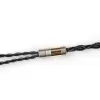 Accessories NiceHCK BlackCat Earphone Cable Zinc Copper Alloy Oil Soaked Upgrade Wire 4.4 MMCX 0.78mm QDC N5005 2Pin for TANGZU FUDU IEM