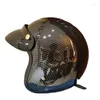 Motorcykelhjälmar Öppna ansiktshjälm motocross de capacete cascos para casque moto tillbehör atv glans vit m 57 58 cm droppleverans otznh