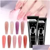 Nail Gel Vii 10 Color Extension Acrylic Uv Led Builder Quick Tip Form Jelly Crystal Tslm1 Drop Delivery Health Beauty Art Salon Otlz8