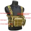 Jaktjackor Micro Chest Rig Molle Tactical Vest Löstagbar hängande D3CR Militär modulär arméutrustning