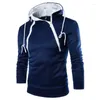 Herren-Trainingsanzüge, Oberbekleidung, Sport, Mode, Herren, Jogginganzüge, Winter, warmes Tuch, Reißverschluss, Hoodie, Sweatpant, 2-teiliges Set, lässiger Kapuzenpullover