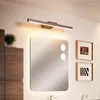 Lâmpada de parede moderna led espelho luz alumínio AC85-265V luzes do banheiro 40cm 60cm 80cm 100cm 120cm arandelas