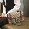 디자이너 Dionysus Bag Womens Chain Bags Luxurys 핸드백 클래식 클러치 플립 덮개 진짜 가죽 메신저 가방 어깨 가방 레이디 크로스 바디 백