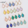 Necklaces Whsok 100pcs 9*18mm Jewelry Accessories/hand Made/irregular Shape/diy Earrings Making/crystal Pendant/jewelry Finding Components