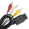 Kablolar 10pcs Fabrika 1.8m 6ft AV TV RCA Oyun Küpü için/SNES GameCube/N64 64 Oyun Kablosu için En Düşük Fiyat