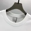 T-shirts pour hommes Polos Chemises Designer T-shirt High Street Broderie Couleur unie Revers Jarretière Impression Top Qualité Vêtements Tees Plus Taille Badge Décoration