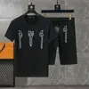 Nieuwe Hoge Kwaliteit Heren Trainingspakken Sets Jogger Sweatshirts Sport Sportpak Mannen Vrouwen Korte Broek T-shirt Trui Designer Sportkleding Set M-3XL