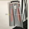 Calça jeans feminina estilo vintage, calça tingida de cintura alta com cintura