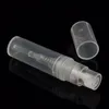 Hot Sale 1000pcs/lot 2ml Plastic Perfume Bottles Empty Refilable Spray Bottle , Small Perfume Sample Vials In Stocks