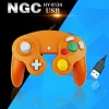 GamePads Nowe dla kontrolera GameCube USB Wired Handheld Joystick dla Nintend dla NGC GC Controle dla komputerowego PC Gamepad NS