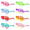 Солнцезащитные очки 1pcs мода Sjelly Gradient Lebsed Lines Outdoor Солнцезащитные очки красочные очки 2024