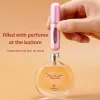 Butelka 10pcs Przenośna samodoła pompka Kini Perfume Podkładka Butelka Dno można wypełnić butelką z sprayem Pusta aluminiowa butelka z perfumami