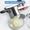 Tools Potato Ricer、マッシュポテト用のライサー、3つの交換可能なディスクを備えたヘビーデューティーポテトマッシャー、ポテトライサーステンレス鋼