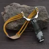 Jakt Slingshots 2022 Nyaste kraftfulla Sling -skott Aluminiumlegering Slingshot Camouflage Bow Catapult Outdoor Hunting Shooting Slingshot YQ240226