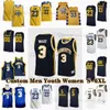 NCAA Custom S-6XL Marquette Golden Eagles College Basketball 1 Kam Jones Jerseys 13 Oso IghoDaro 11 Tyler Kolek 4 Stevie Mitchell 23 David Joplin Chase Ross Ben Gold