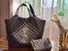 Luxurys Designer Bags Luxury Tote Shopping Bags Totes Bag Lambskin Grande Ombro De Couro De Alta Qualidade Mulheres As Totes Bolsas Crossbody Senhora Yslsitys Carteira Bolsa