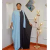 Ubrania etniczne Abayas dla kobiet Dubaj Luksusowy szyfon Boubou muzułmańska sukienka modowa Caftan Marocain Wedding Party Sukienki szata Djellaba femme