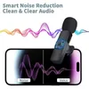 Микрофоны 2,4 г беспроводной лавальер микрофона с отменой звуковой видеозаписи для iPhone/iPad/Android/Samsung Live Gaming Mic 240408