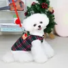 Dog Apparel Christmas Clothes Winter Pet Coat Harness Vest Jacket Xmas Clothing Yorkie Pomeranian Poodle Bichon Puppy Costume