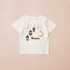 家族を一致する衣装のラマダンの目的ママと私のTシャツの子供eid al-fitrファミリーマッチ服ママママの息子娘サマーレッサーバイラム