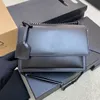 9A Wysokość Sunset Bag Women Designer torebki torebki na ramię worka na ramię czarne koryta