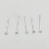 Fascino all'ingrosso 925 sterling silver 1.5mm palla naso stud pin classico gioielli piercing alla narice 100 pz/lotto