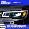 Para jeep grand cherokee 2014-20 21 led farol drl sinal de volta alto baixo feixe estacionamento nevoeiro lâmpada