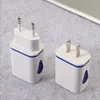 Carregador de parede usb para samsung xiaomi porta dupla 2a saída viagem eua ue plug adaptador alimentação compatível para telefone