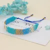 Braccialetti a maglie Go2BoHo Miyuki Bracciale alla moda per donna Uomo Gioielli Tre modelli Perline geometriche di colore misto