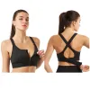 Bras Women's Zip Front Sports Bra AntiVibration No Steel Ring Yoga Beauty Sport Underwear Adjustable Wireless Supportive Sports Bra