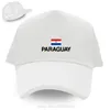 Ball Caps Paragwaj baseball czapka z flagą mężczyzn bawełniany kapelusz kobiety unisex szczyt