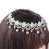 Hair Accessories Kawaii French Pendant Flower Lovely Sweet Children's Headdress Hairpin Dress Forehead Headchain