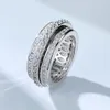 RALALEI 2024 العلامة التجارية خواتم الزفاف الأصلية للنساء المجوهرات الراقية المذهلة SOILD SOILD 100 ٪ 925 Sterling Silver Ruby Moissanite Diamond Beatherity Ring Ring Ring