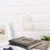 Candle Holders Retro For Butterfly Birdcage Candlestick Iron Holder Lantern Party Home D Drop