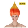 Carnival Women Wig Red Flame Flaming Hair Hat Przyjęcie urodzinowe Zabawne czapki cosplay Hats Heakderdress na festiwal 240226