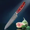 Kitchen Knives TURWHO 5 Inch Utility Knife 67 Layer Damascus Steel Super Sharp Cook Knife For Fruit Vagetable Petty Peeling Kitchen Knife Q240226