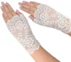 Women Short Lace Gloves Sunblock Fingerless Bridal Wrist Gloves Opera Evening Wedding Tea Party Prom Cosplay 22165