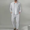 Męskie dresy stałe kolorowe lapowe zamek błyskawiczny otwarty i bliski płaszcz z podwójną ukrytą kieszonkową kieszonkową dwupoziomowe garnitury Slim Fit Suits