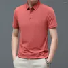 Herenpolo's Zomer T-shirt met korte mouwen Katoen Polyester Vrije tijd poloshirt Mode Casual top