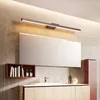 Lâmpada de parede moderna led espelho luz alumínio AC85-265V luzes do banheiro 40cm 60cm 80cm 100cm 120cm arandelas