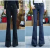 Pantalon Femme Skinny Vintage Flare Jeans Femmes Mode Slim Taille Haute Denim Classique Bell Bottom Vaqueros Mère Cowboy Pantalon Z90